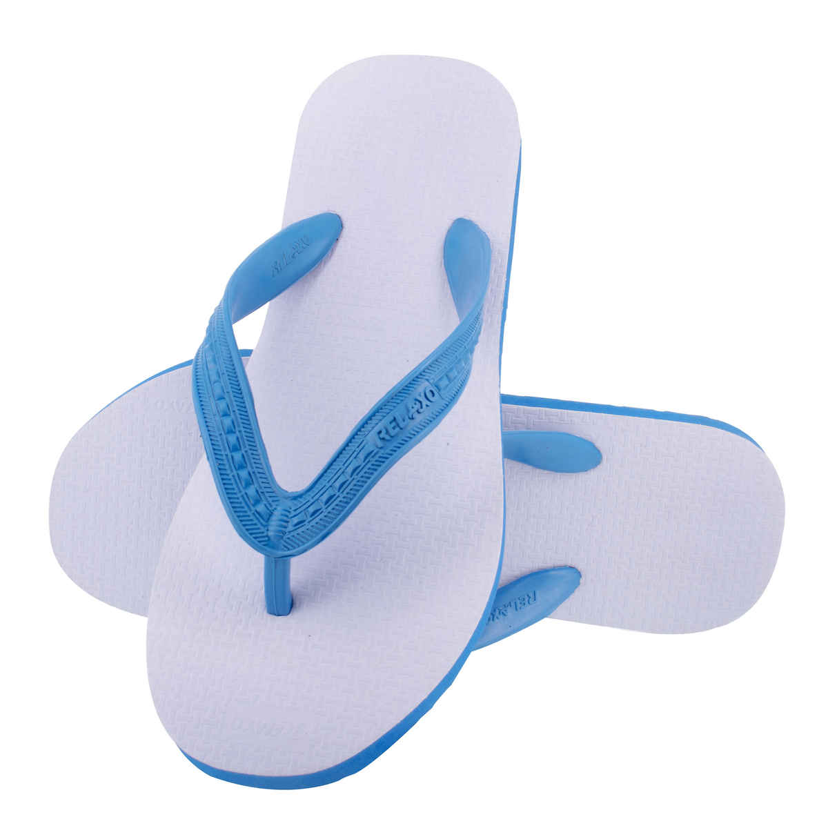 Relaxo Hawai Flip Flop Cushion 21 White For Men | UK - 10