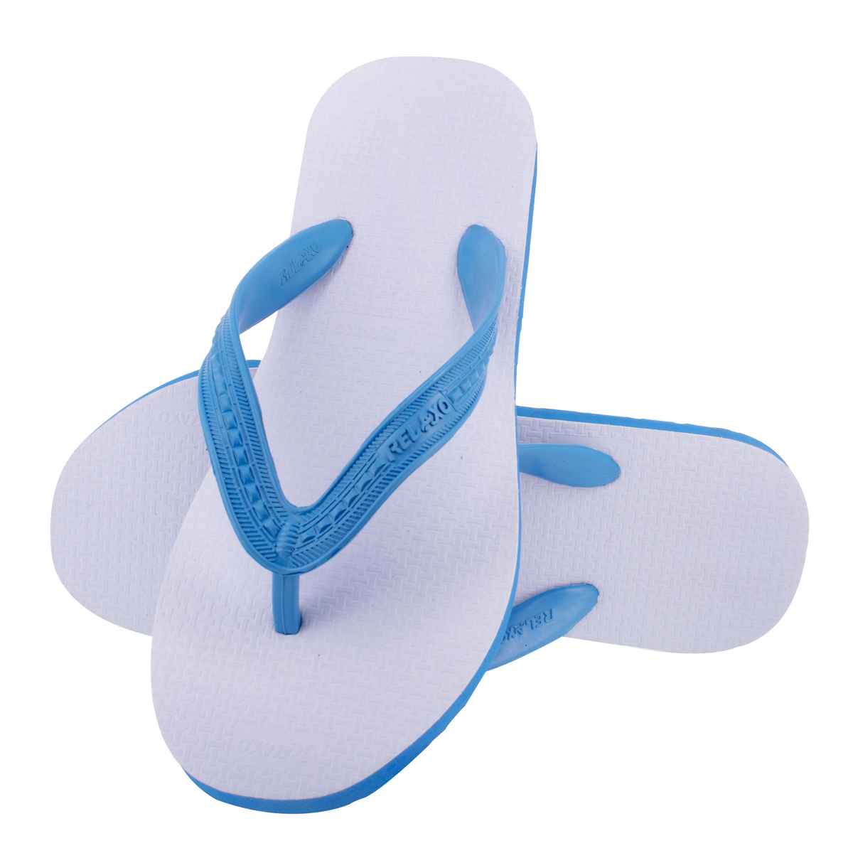 Relaxo Hawai Flip Flop Cushion 21 White For Men | UK - 08
