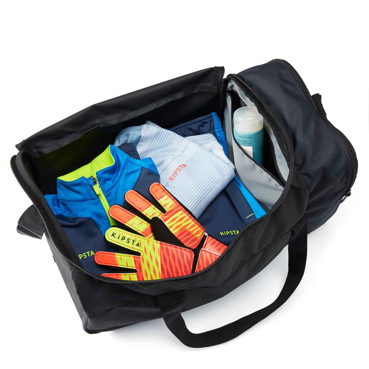 Decathlon | Unisex Solid Polyester 35 L Shoulder Strap Duffle Bag - Black