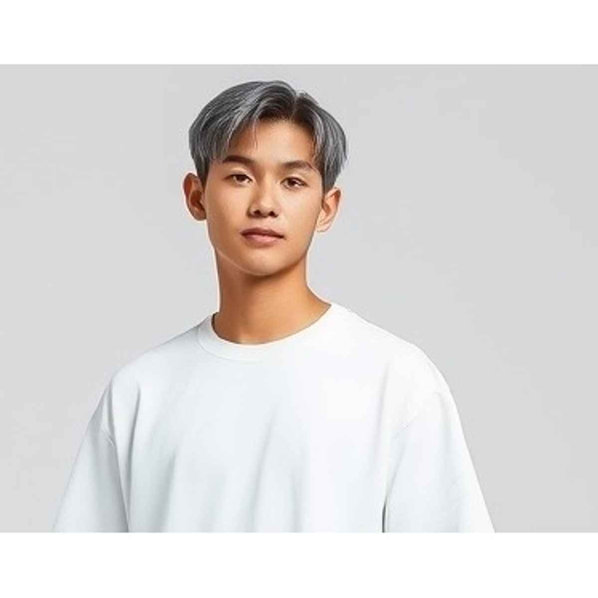 Springman Men 100% Cotton French Terry Oversized T-shirt | White - M