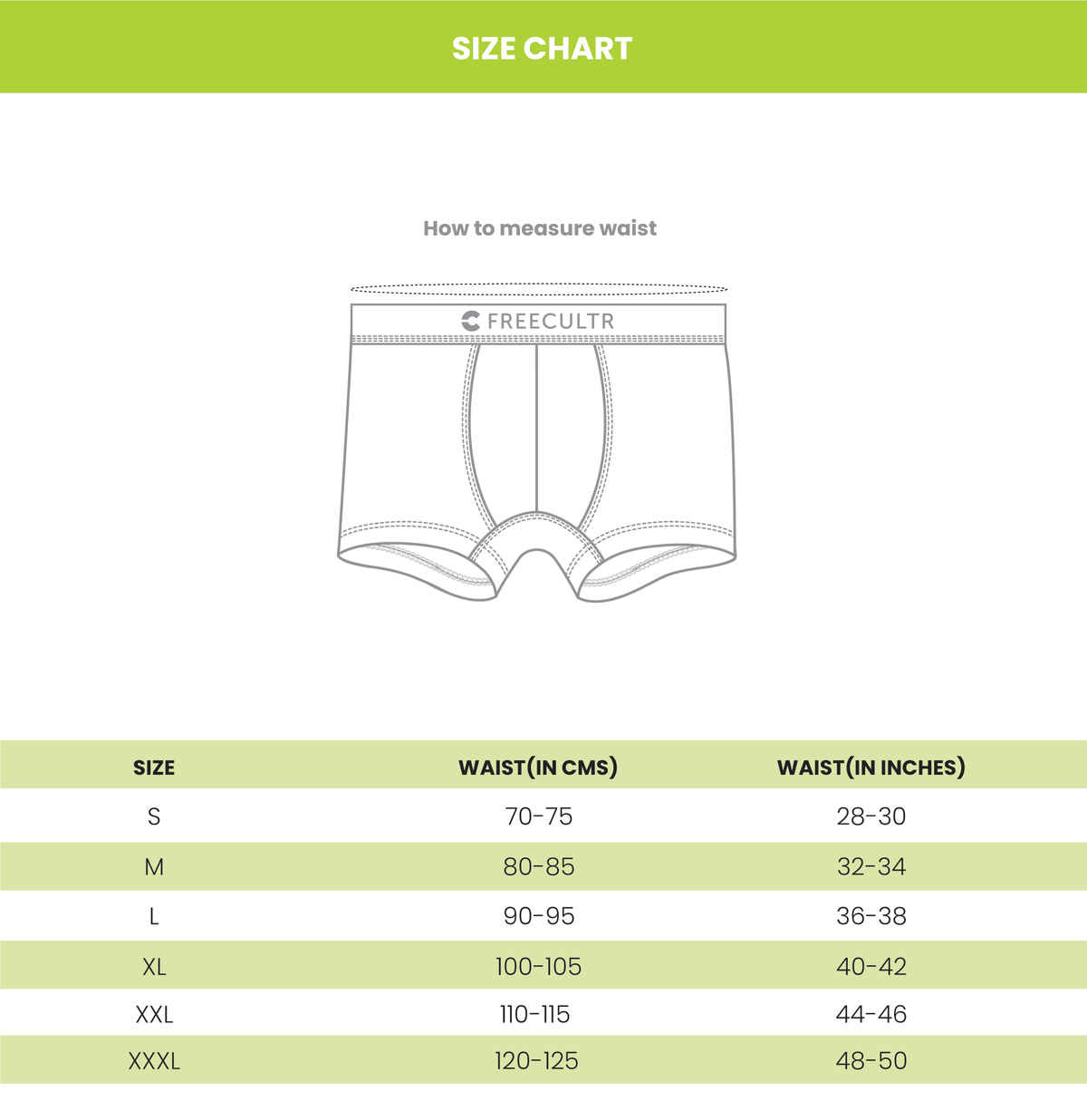 Freecultr Men's Cotton Trunks | Black & Shadow Blue - S