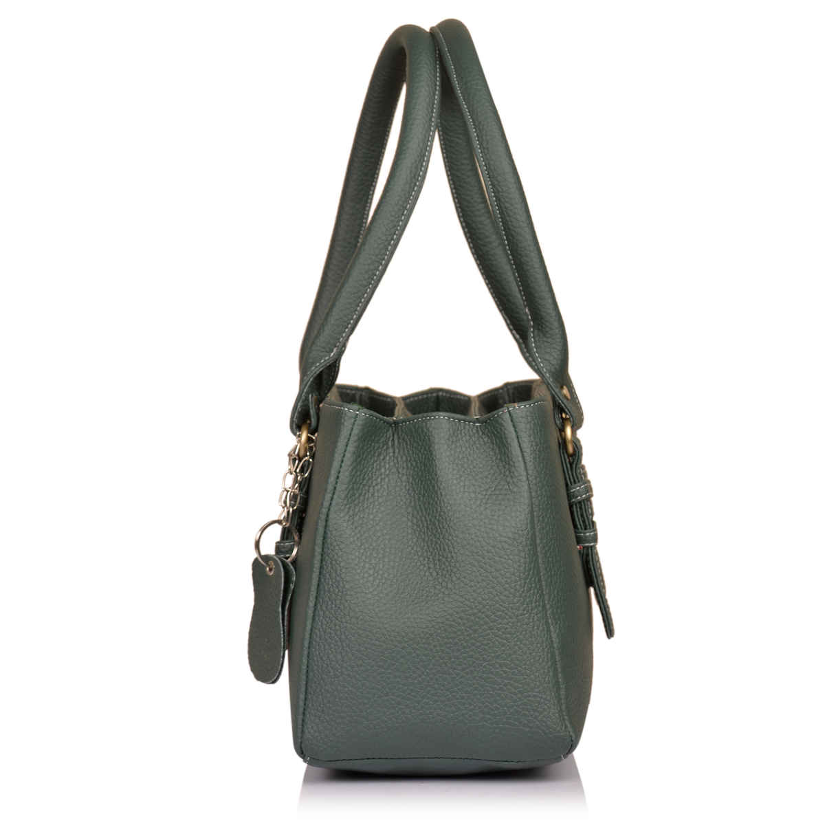 Fostelo Women's Vegan Leather Westside Handbags Shoulder Hobo Bag Ladies Purse | Green | Large