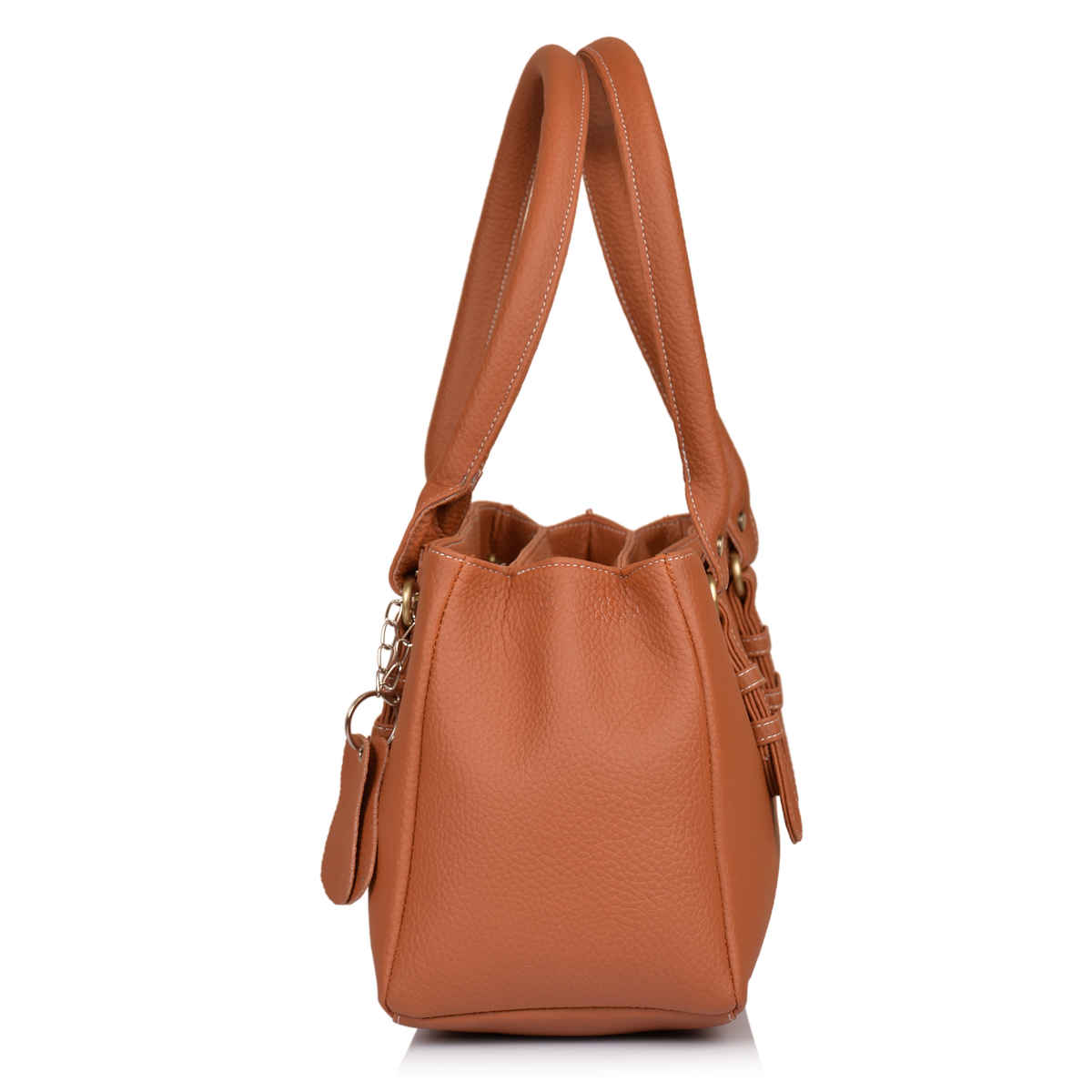 Fostelo Women's Vegan Leather Westside Handbags Shoulder Hobo Bag Ladies Purse | Tan | Large