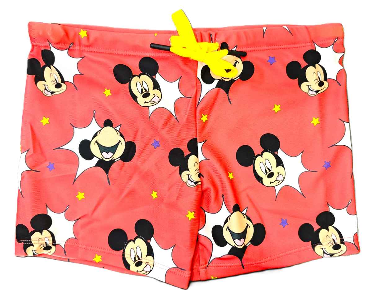 Disney Mickey Boy's Swim Shorts | Red - 5-6Y