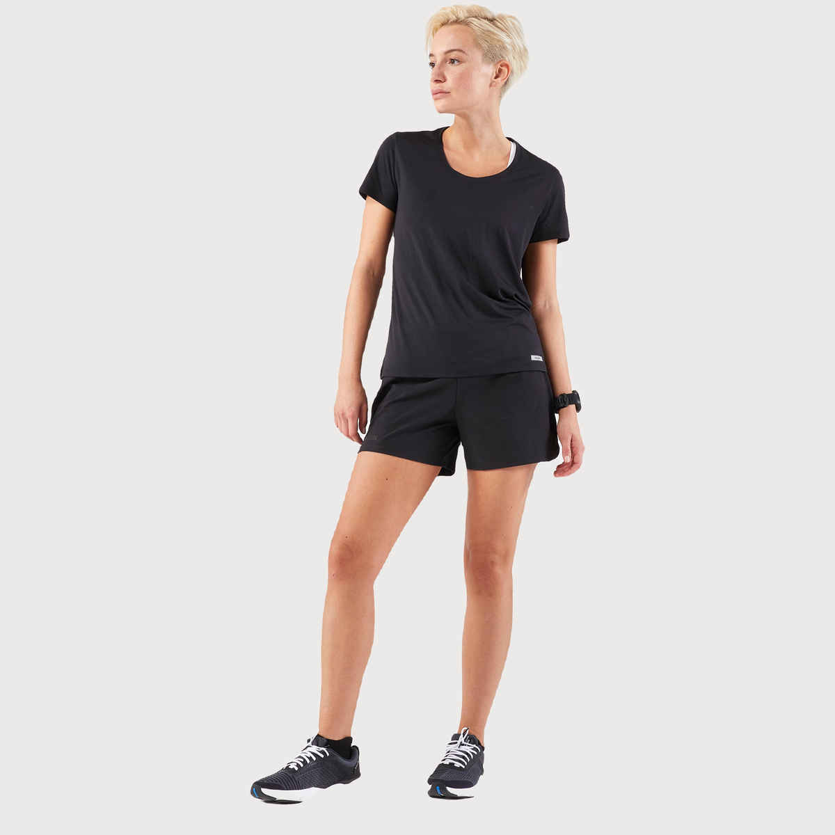 Decathlon | Kalenji WoMen's Running T-Shirts | Black - M