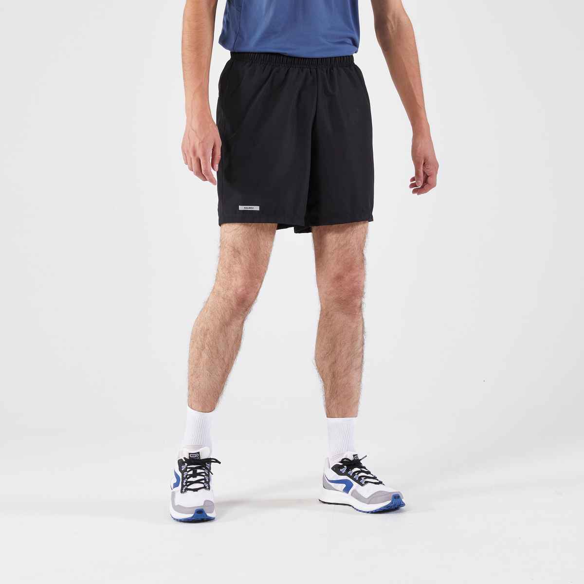 Decathlon | Kalenji Men's Breathable Quick Dry Running Shorts | Black - M