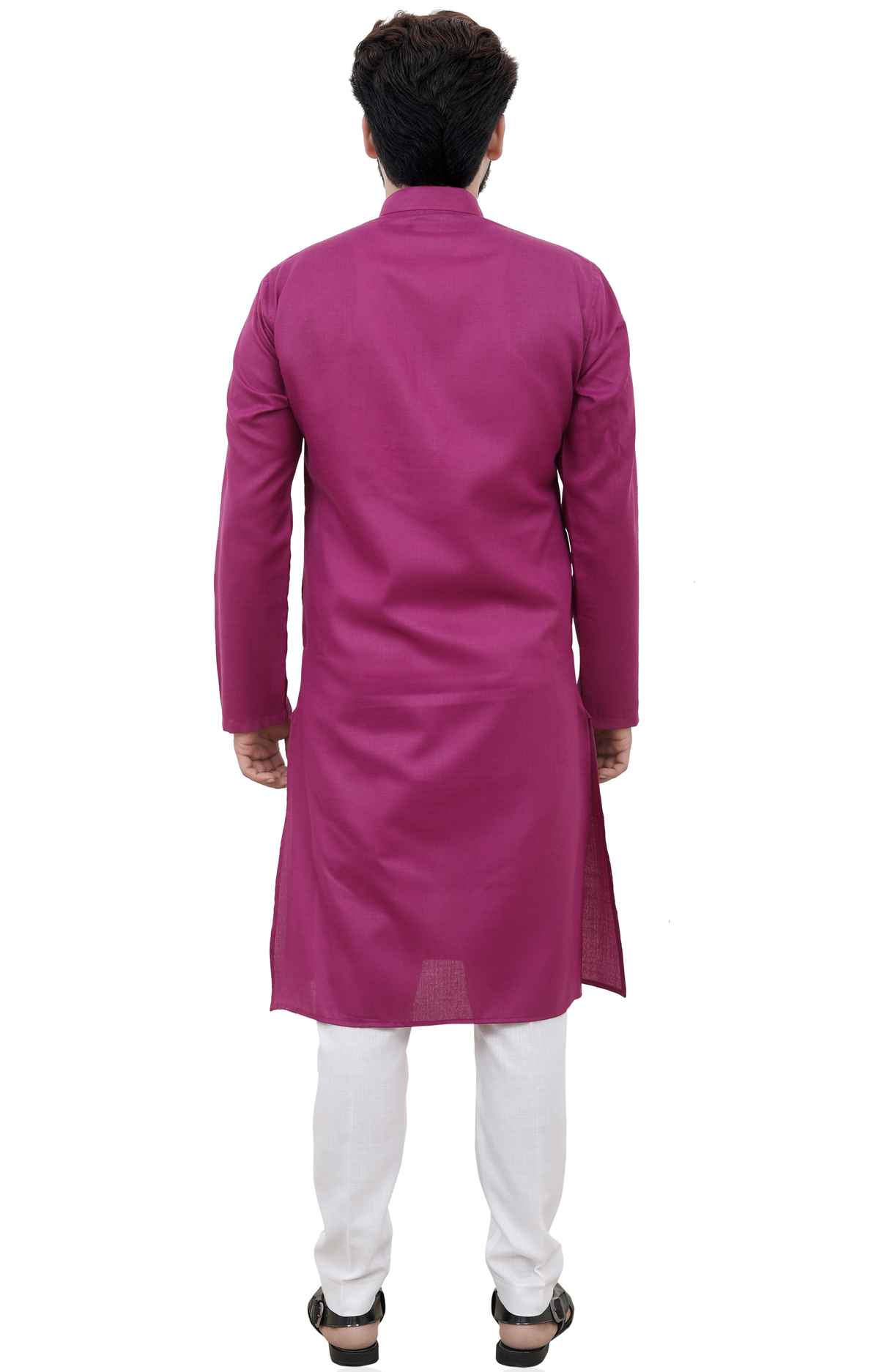 Tibra Collection Men Kurta - Burgundy | Designer | Cotton Blend | M