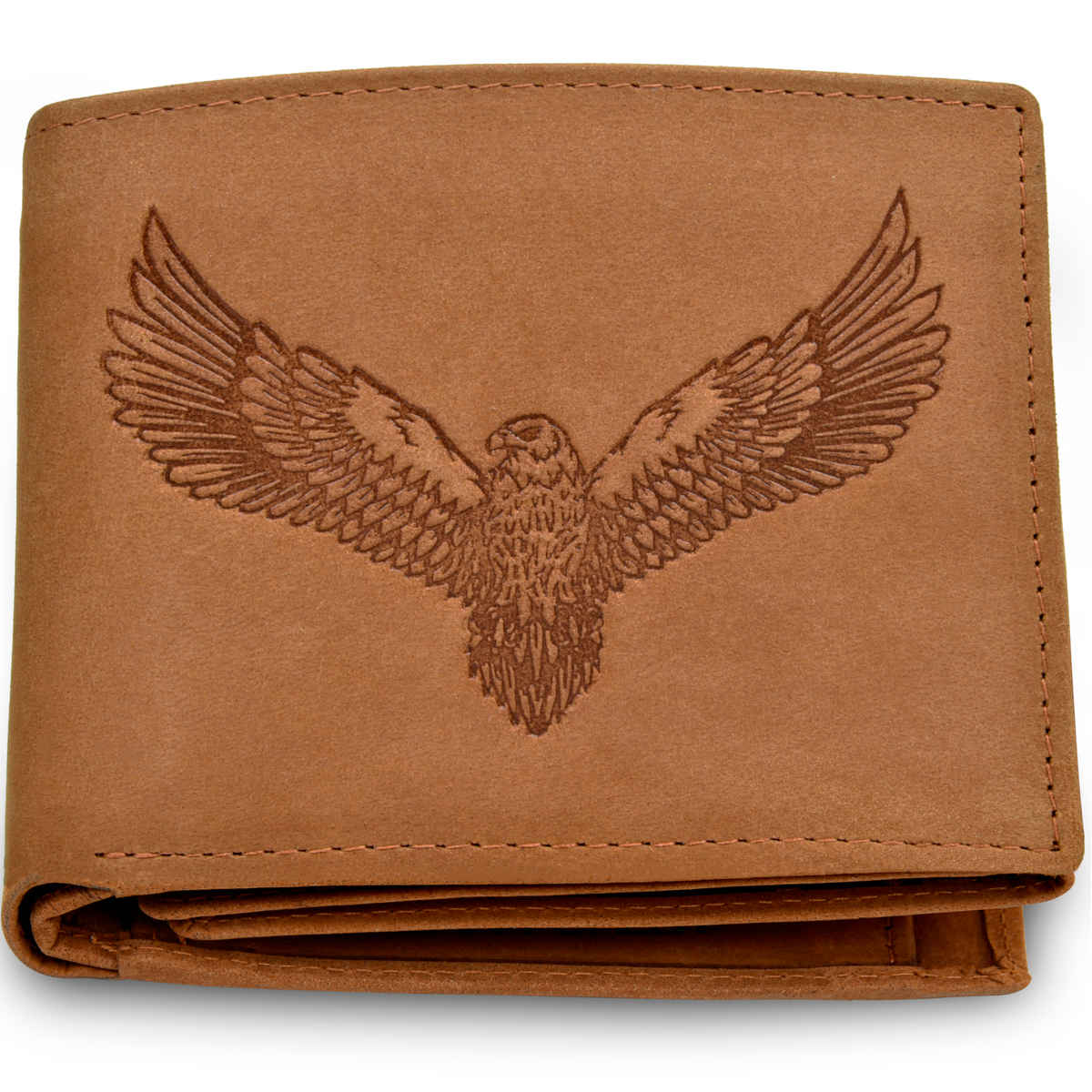 URBAN FOREST Men's Zeus Vintage Leather Wallet | Cognac