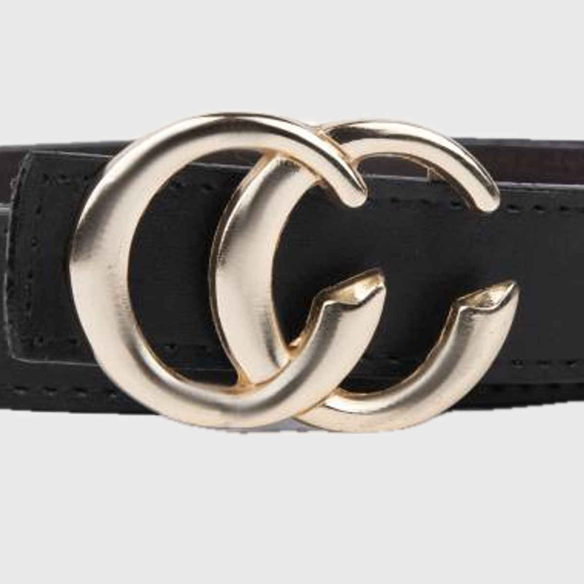 Kaezri Artificial Leather Black Belt for Women | Women cc - 32