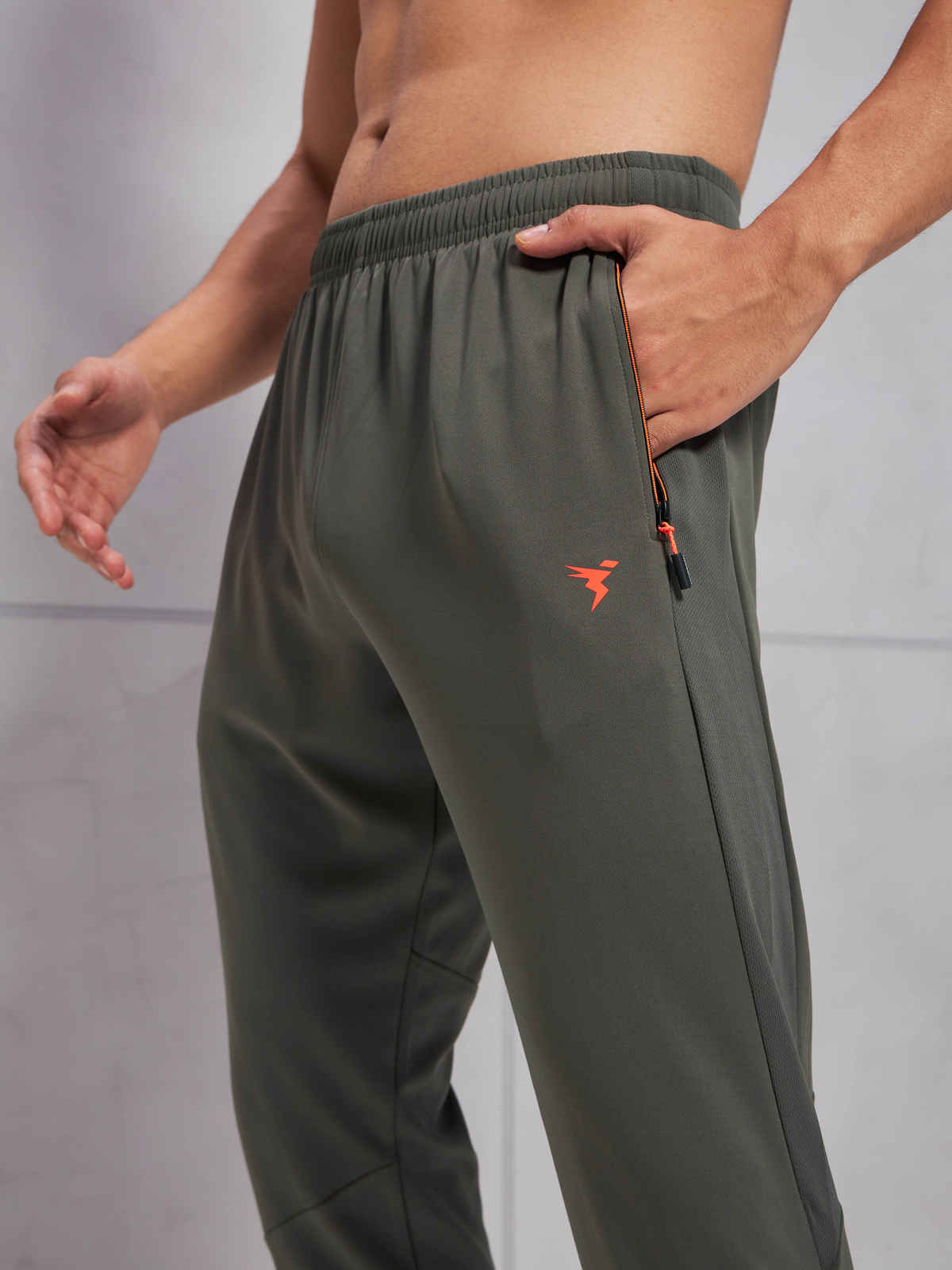 Technosport Men Poly Solid Slim Fit Sports Trackpants with TECHNO DRY | Beetle | XXL