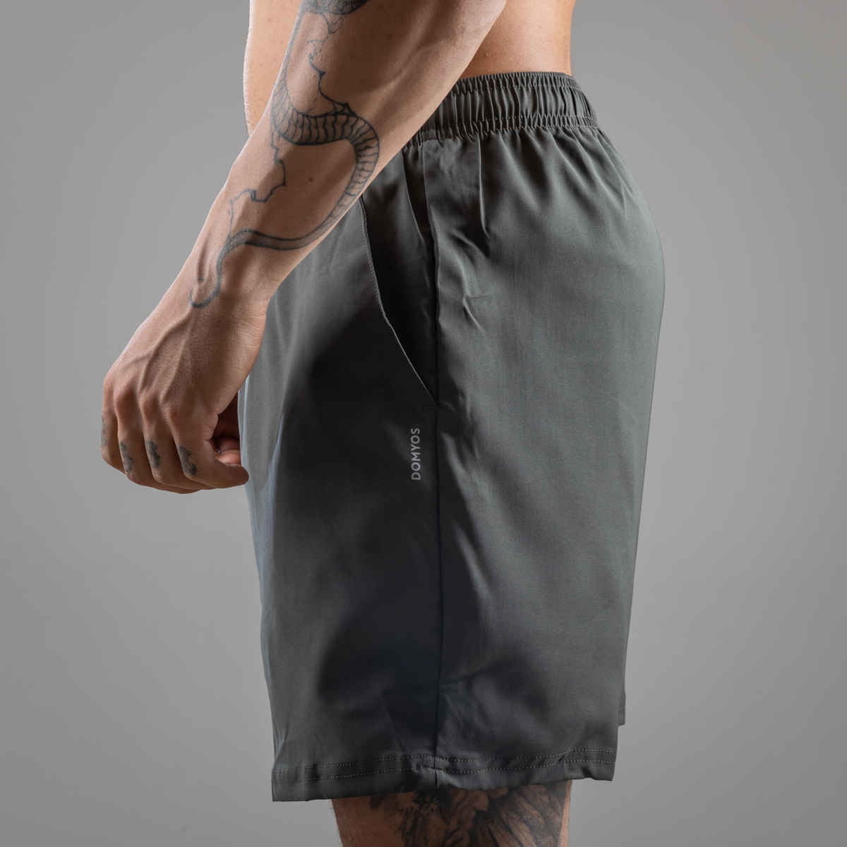 Decathlon Domyos Men's Quick Drying Fitness Shorts | Khaki | XL