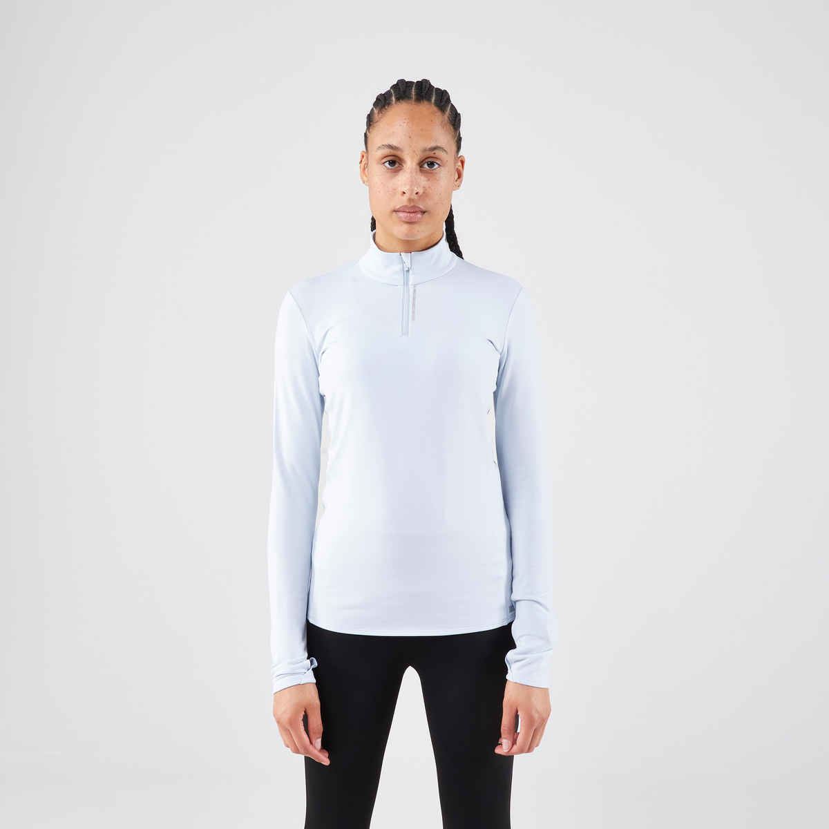Decathlon | Kalenji WoMen's Running Full Sleeve Thumb-Hole T-Shirts | White - L