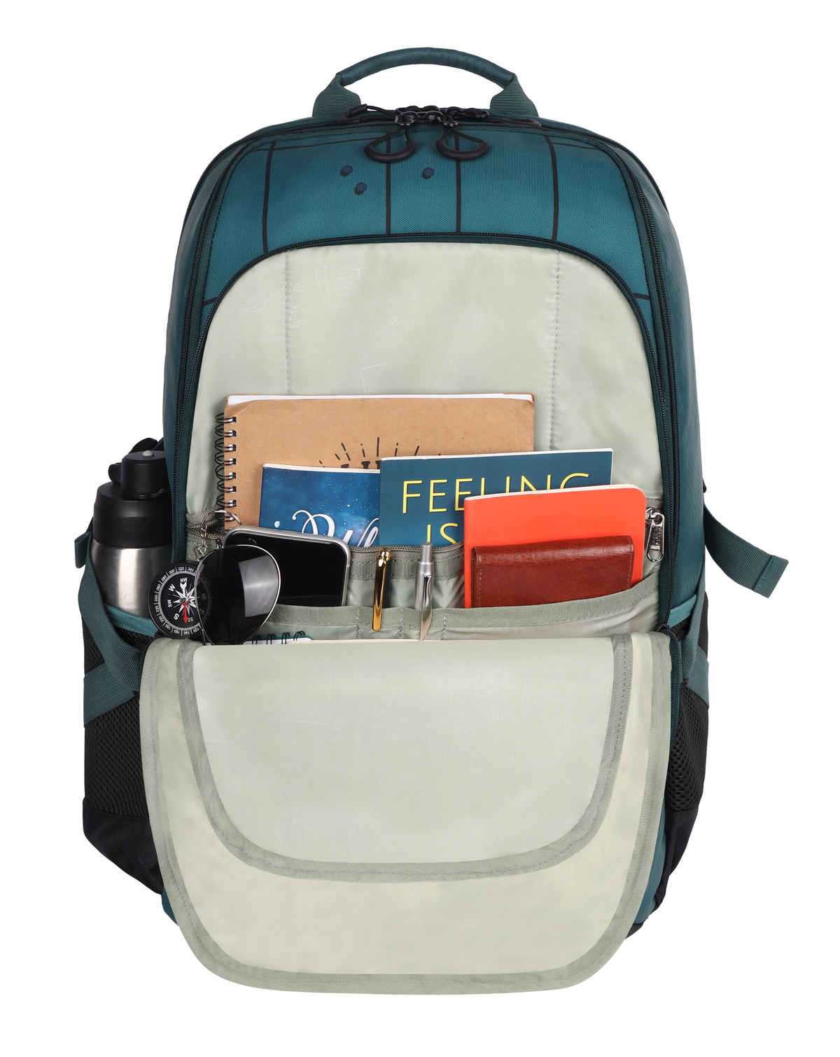Gear Unisex Polyester 37 L Backpack | Green