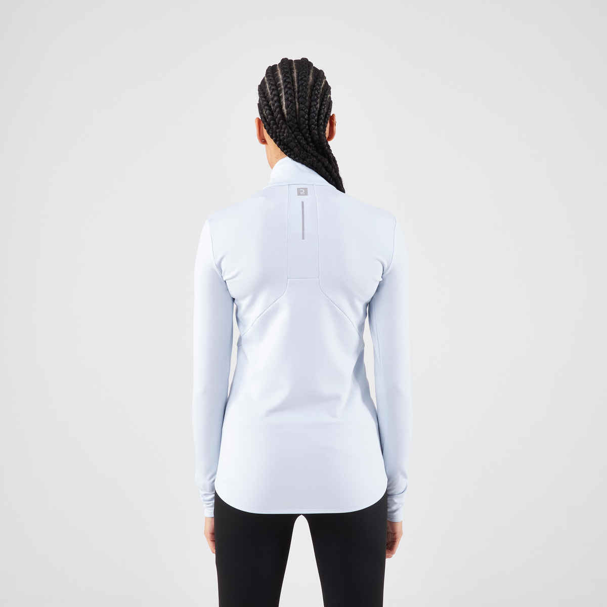 Decathlon Kalenji Women's Running Full Sleeve Thumb-Hole T-shirt | White | L
