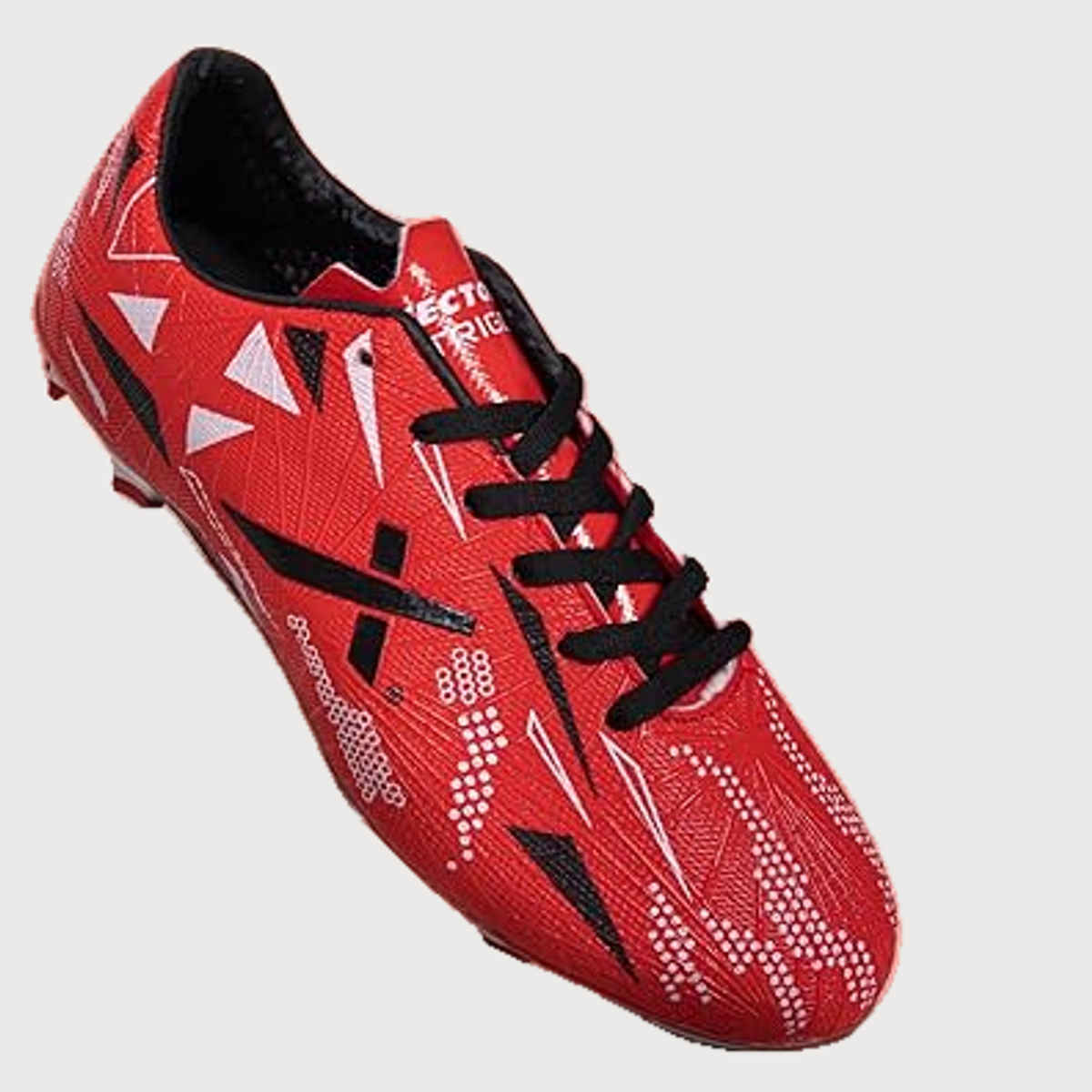 Vector X Trigger Football Shoe Studs Double Colored High Strength For Men | Red-White Size-8