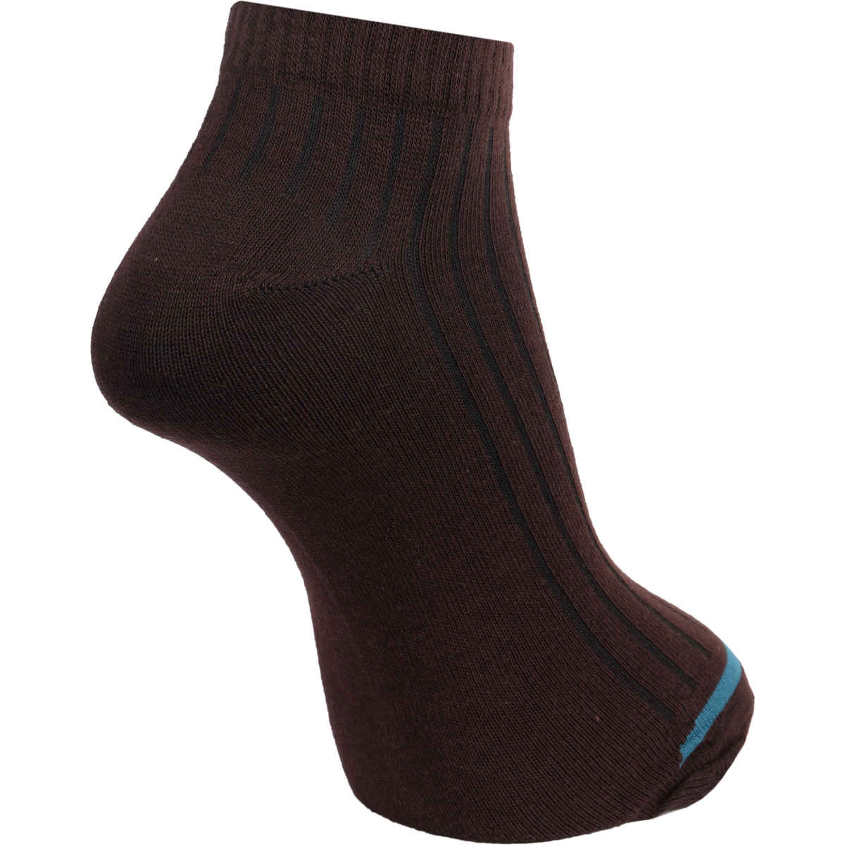 Dollar Men's Striped Cotton Low Cut Socks | Multicolour - Free Size