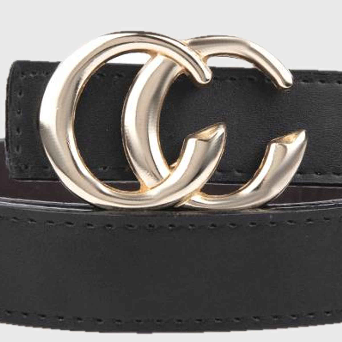 Kaezri Artificial Leather Black Belt for Women | Women cc - 32