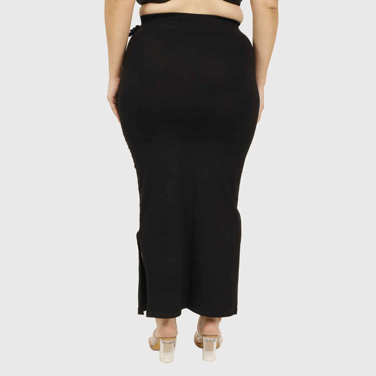 Dunberry London Saree Shapewear | Pure Cotton Lycra Organic Bamboo Fabric | Black | XL/XXL