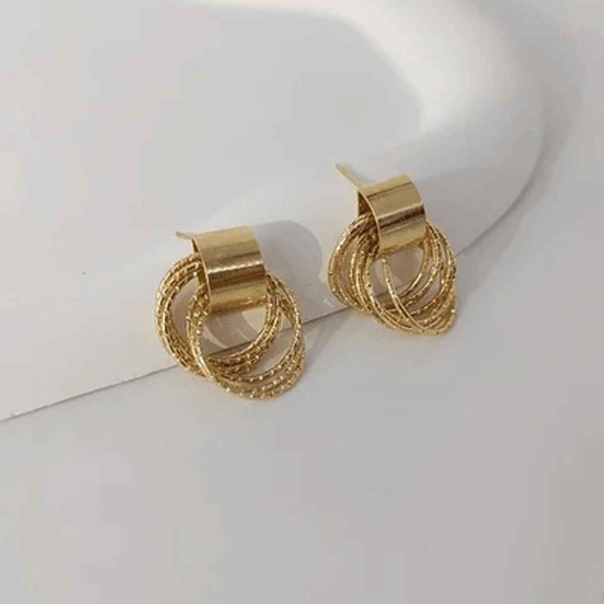 Estailo Fashion Women's Jewellery Earrings Gold One Size | E0001416