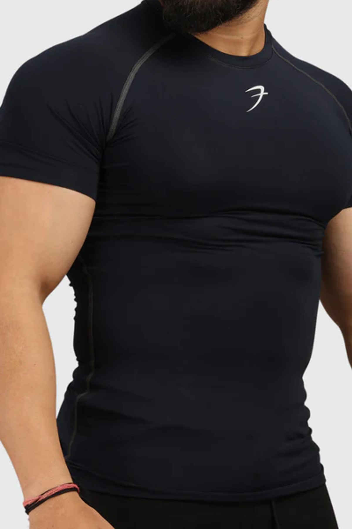Fuaark Men's Compression GYM T-shirt | Navy - M