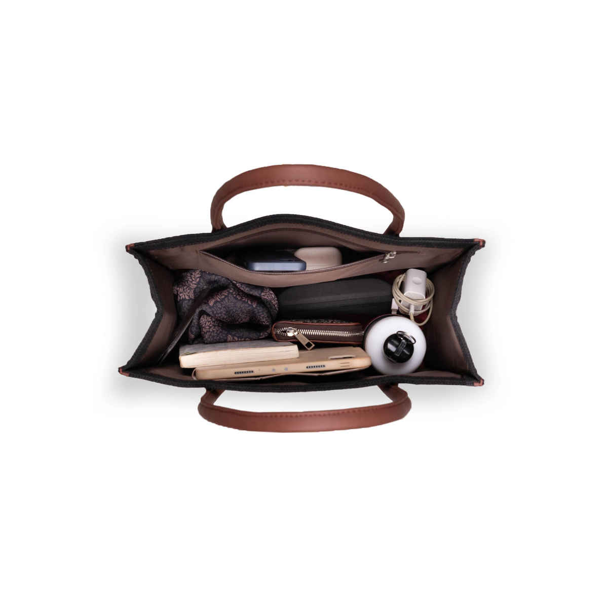 Zouk Multicolour Mandala Print Book Tote - Multicolour