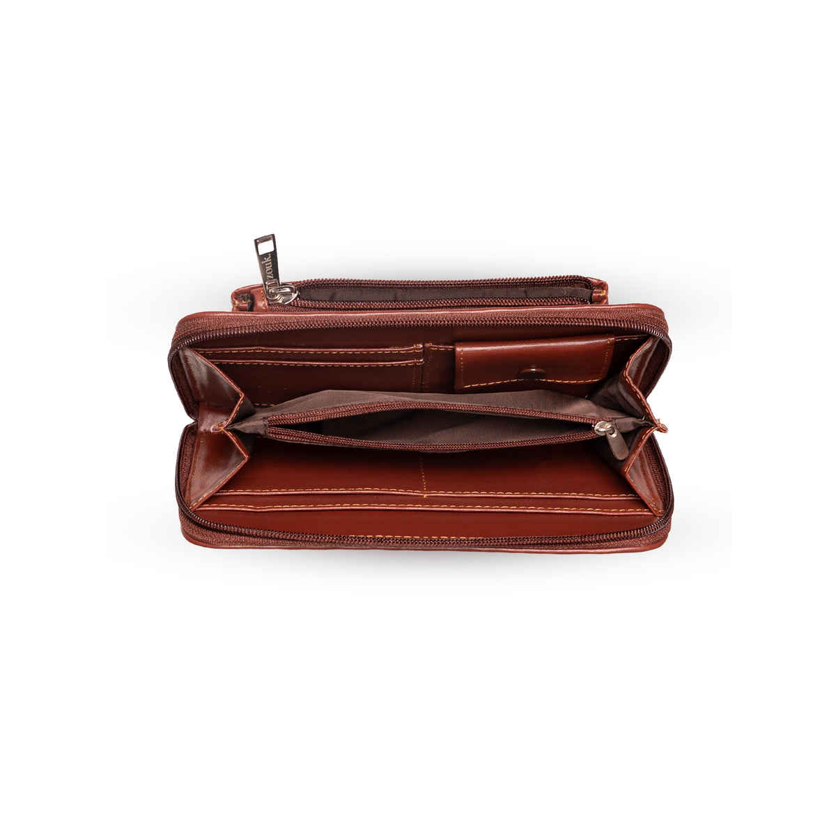 Zouk Tidal Wave Classic Zipper Wallet (CFC) - Orange