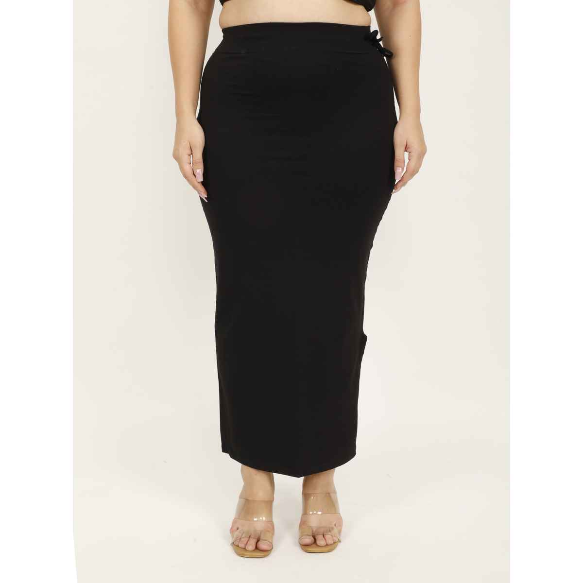 Dunberry London Saree Shapewear | Pure Cotton Lycra Organic Bamboo Fabric | Black | S/M/L