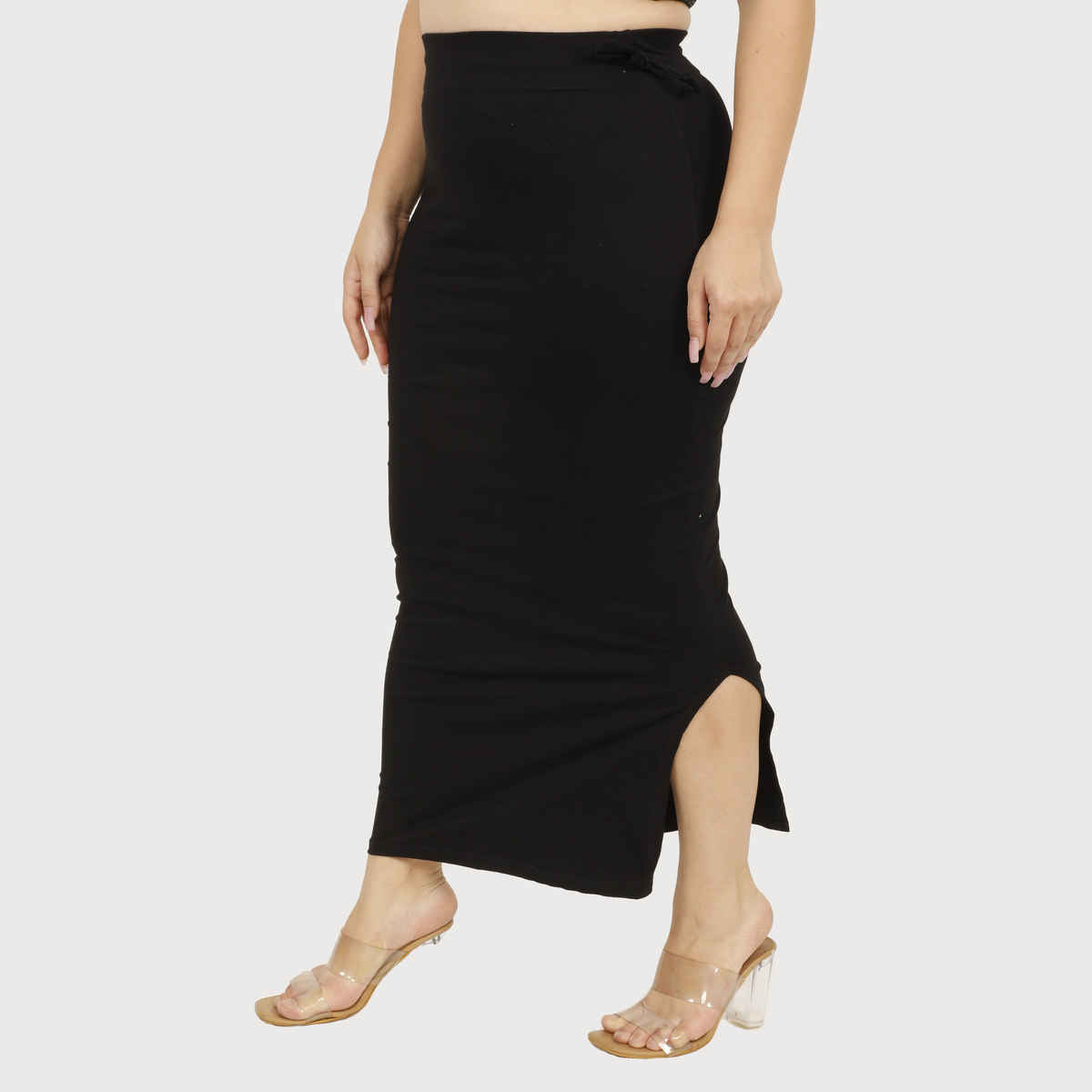 Dunberry London Saree Shapewear | Pure Cotton Lycra Organic Bamboo Fabric | Black | XL/XXL