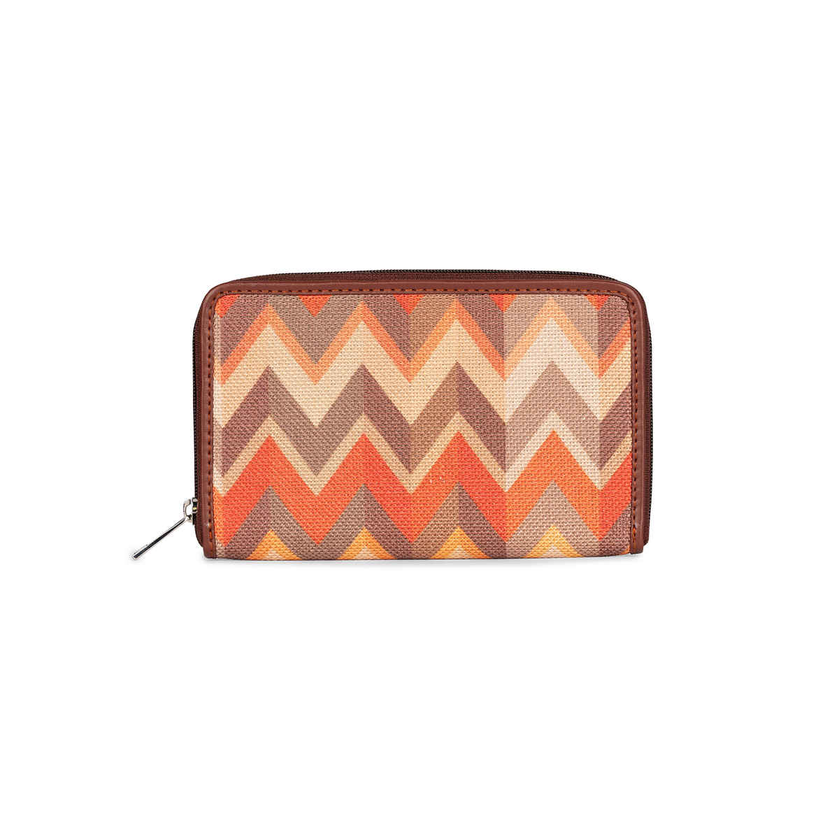 Zouk Tidal Wave Classic Zipper Wallet (CFC) - Orange