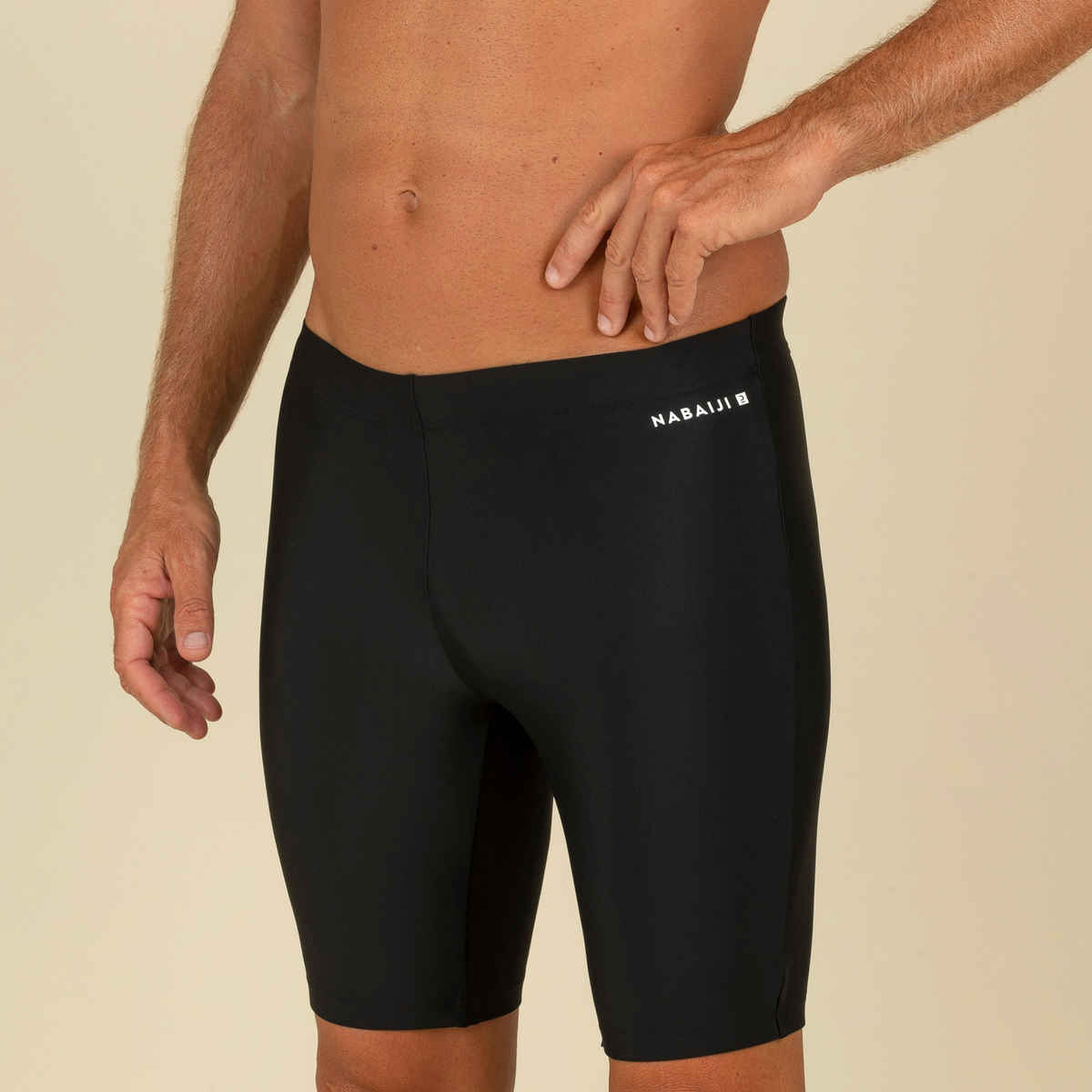 Decathlon | Nabaiji Men's Swimming Jammers | Black - M