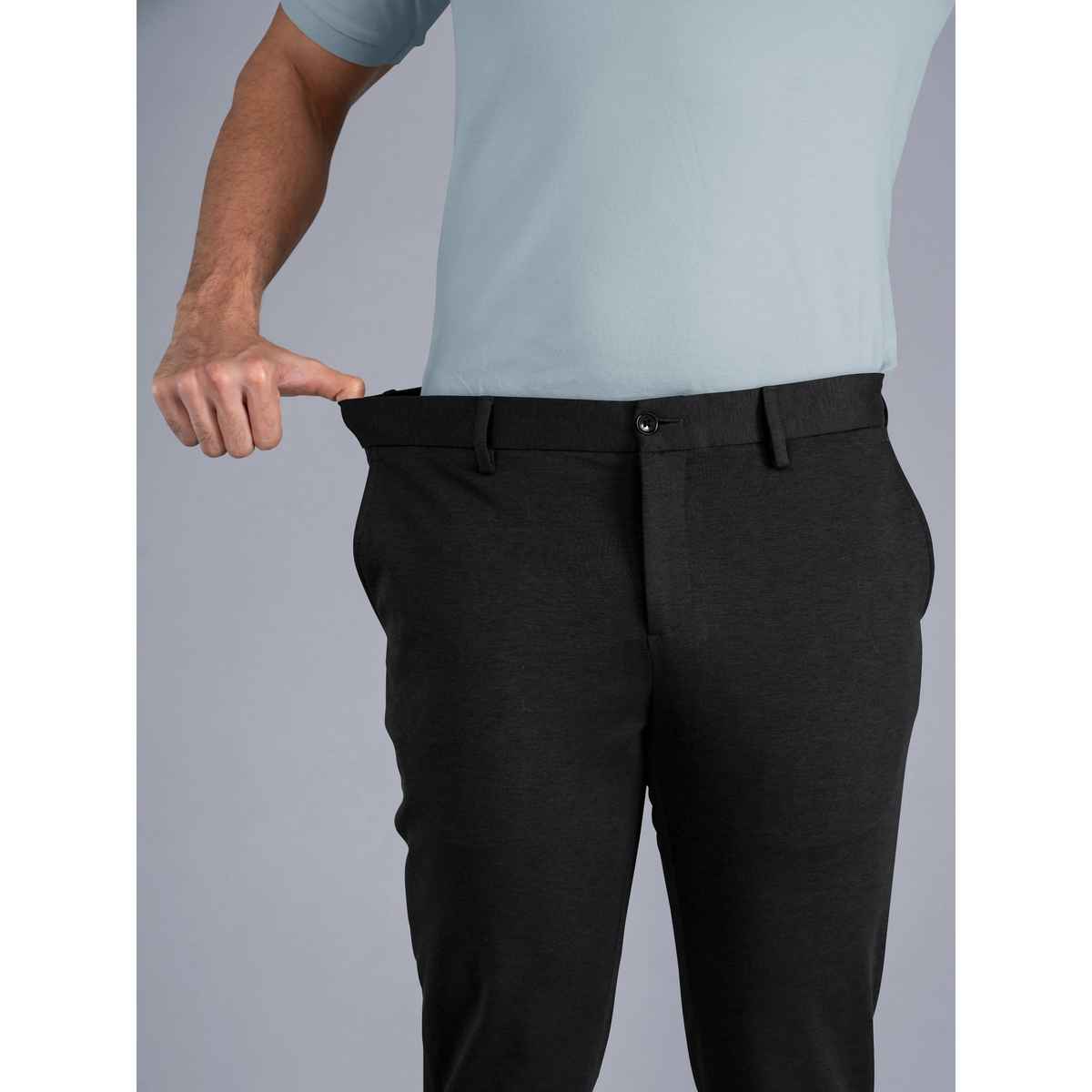 The Pant Project Men's Power Stretch Pants - Jet Black | 32