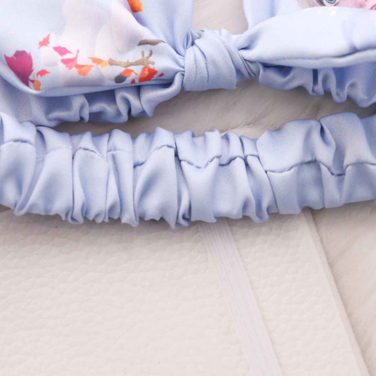 Li'l Diva Disney Frozen 2 Printed Headband - Blue Bow Hairband with Elsa & Olaf (Ages 3+)