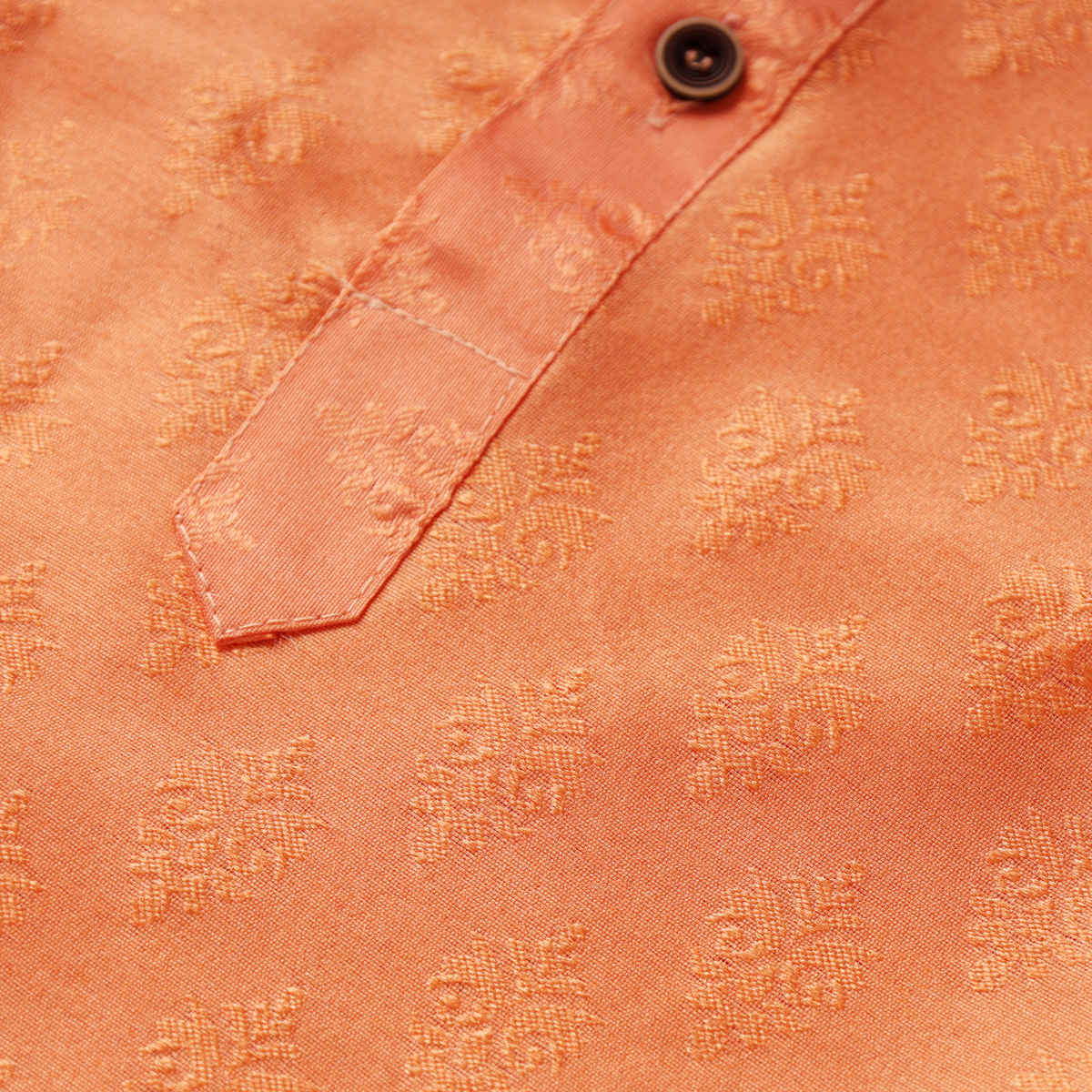Happy Mail Men's Festive Kurta | Orange - L