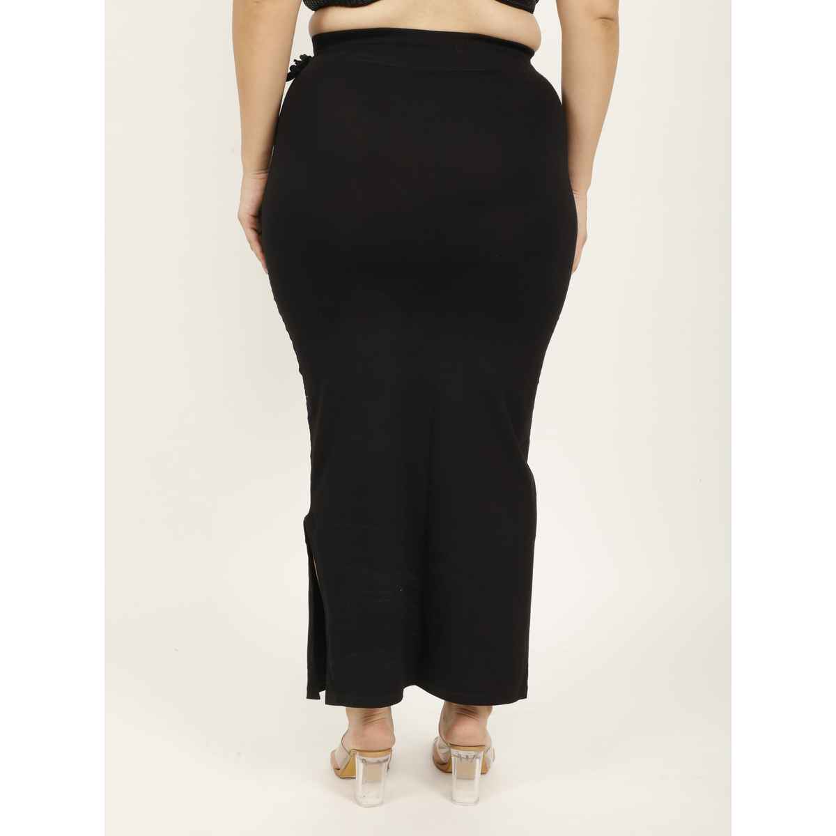 Dunberry London Saree Shapewear | Pure Cotton Lycra Organic Bamboo Fabric | Black | S/M/L