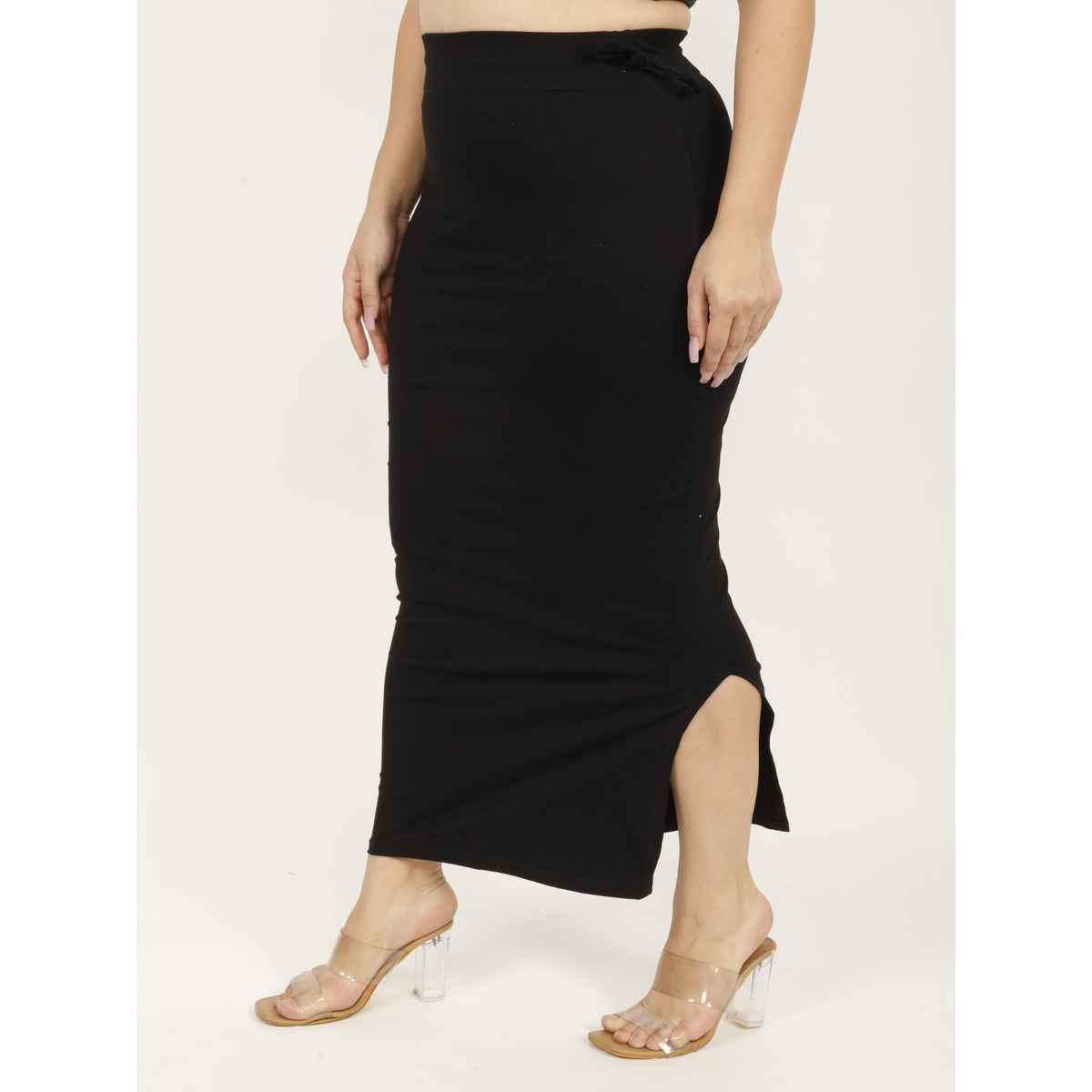 Dunberry London Saree Shapewear | Pure Cotton Lycra Organic Bamboo Fabric | Black | S/M/L