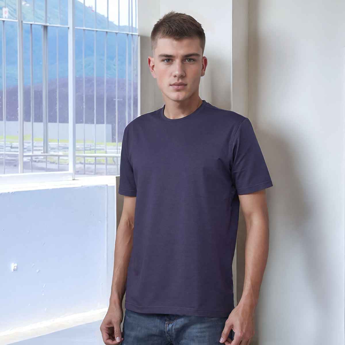 EQL Men's NeoVerse Recycled T-shirt | Navy - XXL
