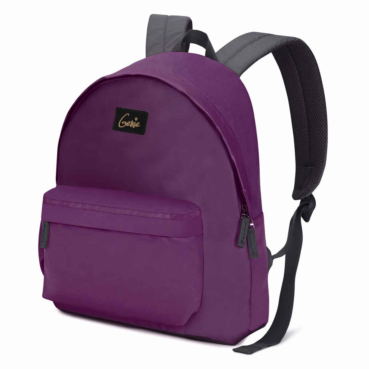 Genie Women's Solid Nylon 13 L Backpack | Purple - 14 Inches