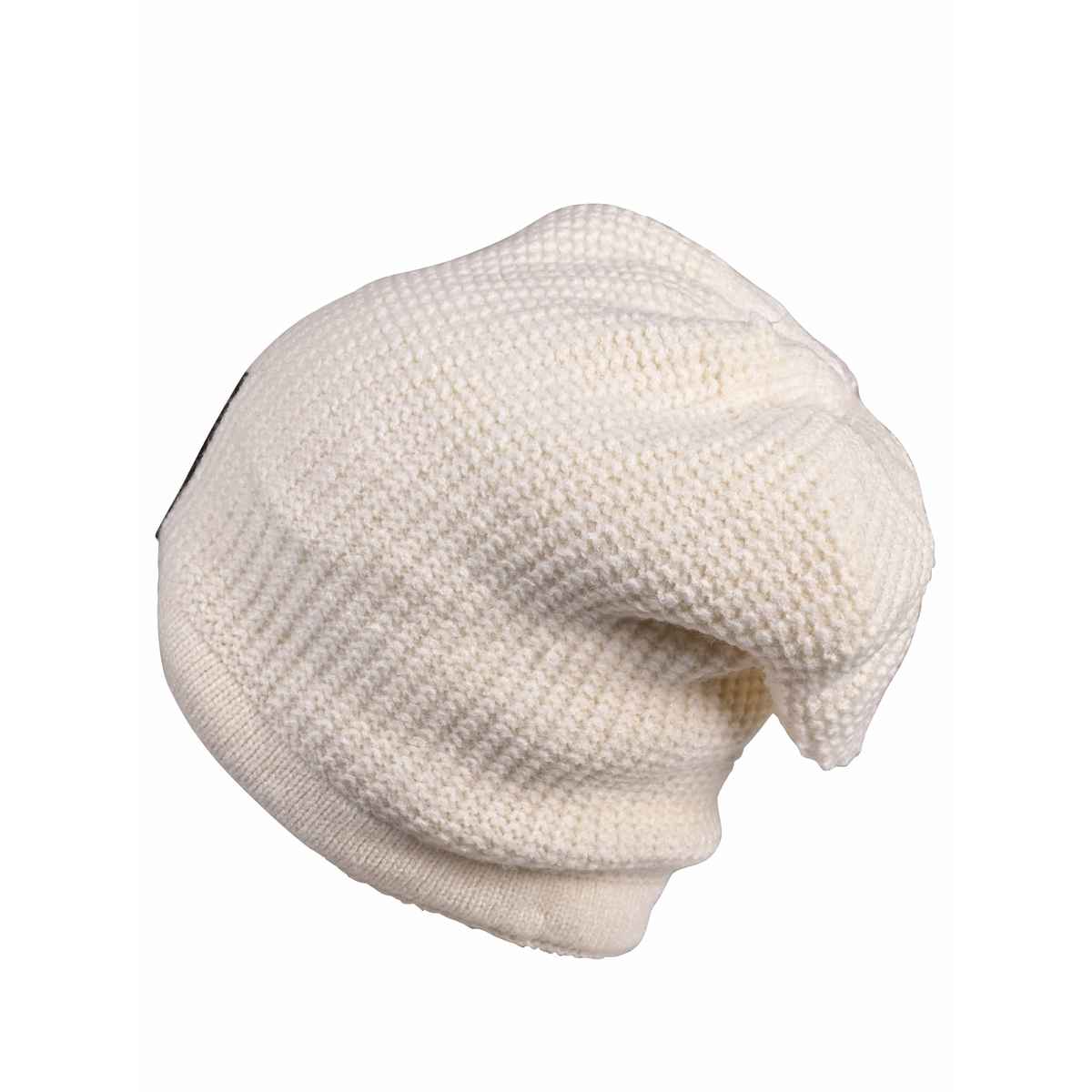 Calvadoss Unisex Woollen Beanie | Wc-001 | Cream