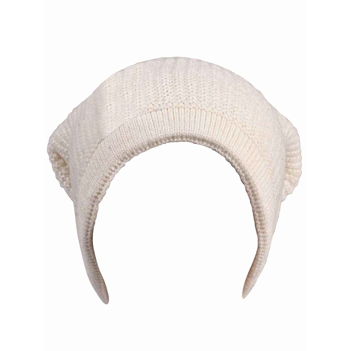 Calvadoss Unisex Woollen Beanie | Wc-001 | Cream