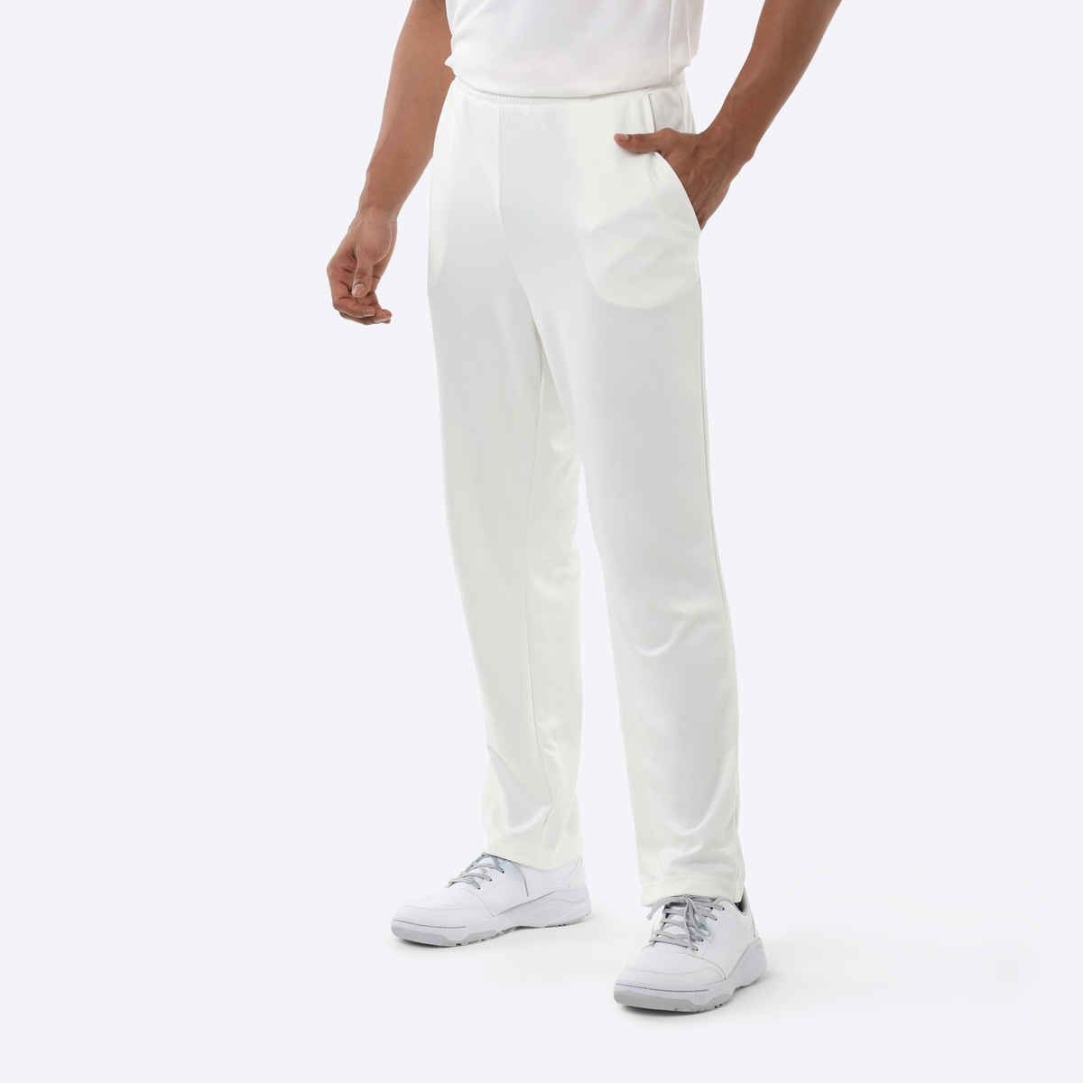 Decathlon FLX Men's Cricket White Trousers | L
