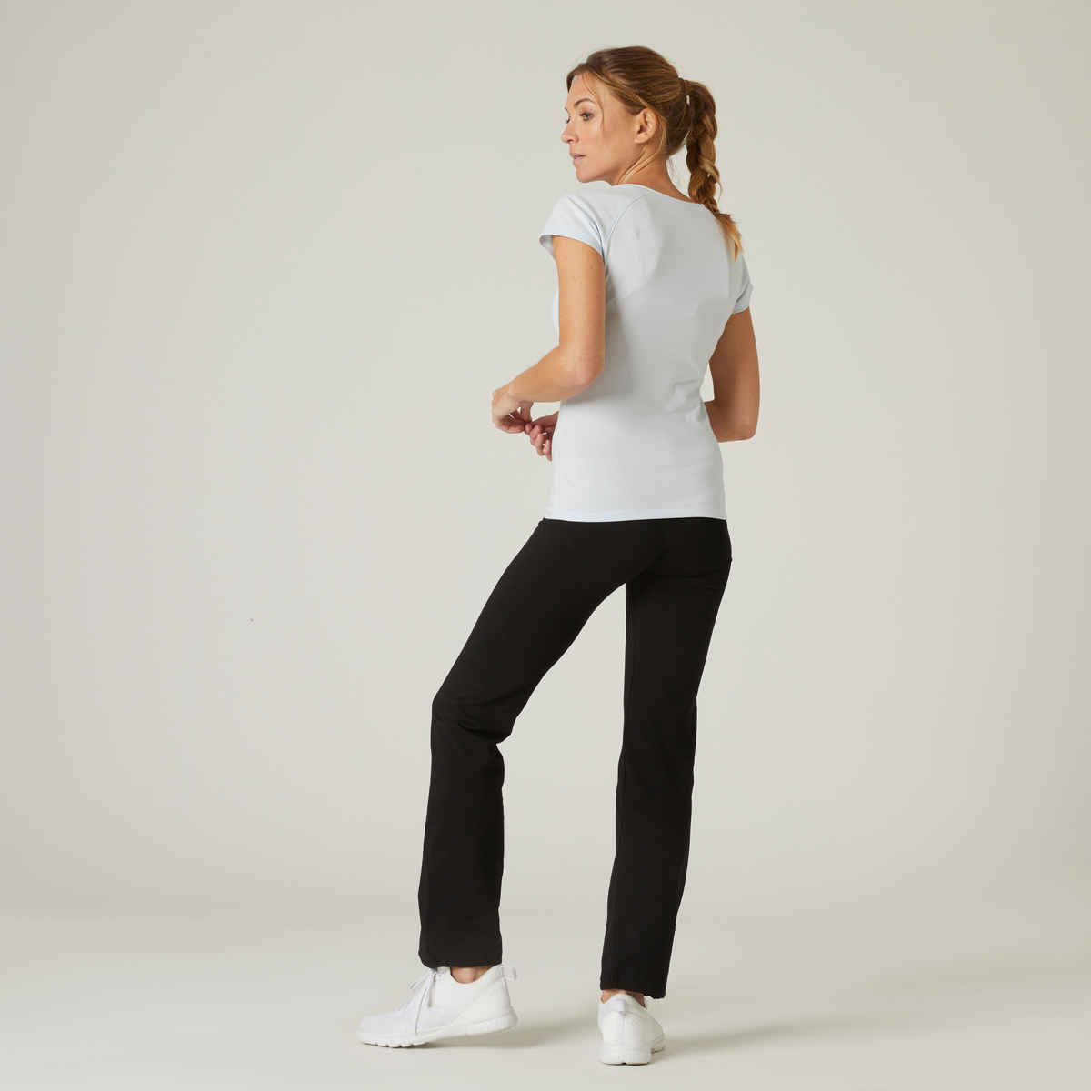 Decathlon | Domyos Women's Cotton Trackpants | Black - L