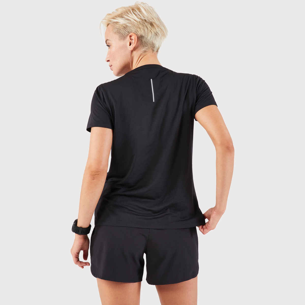 Decathlon Kalenji Women's Running T-shirt | Black | L