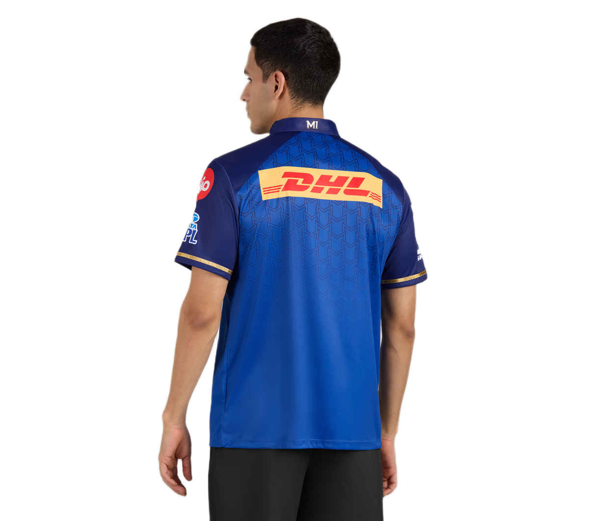 Skechers men's MI IPL Fan Jersey 2026 | Blue - M