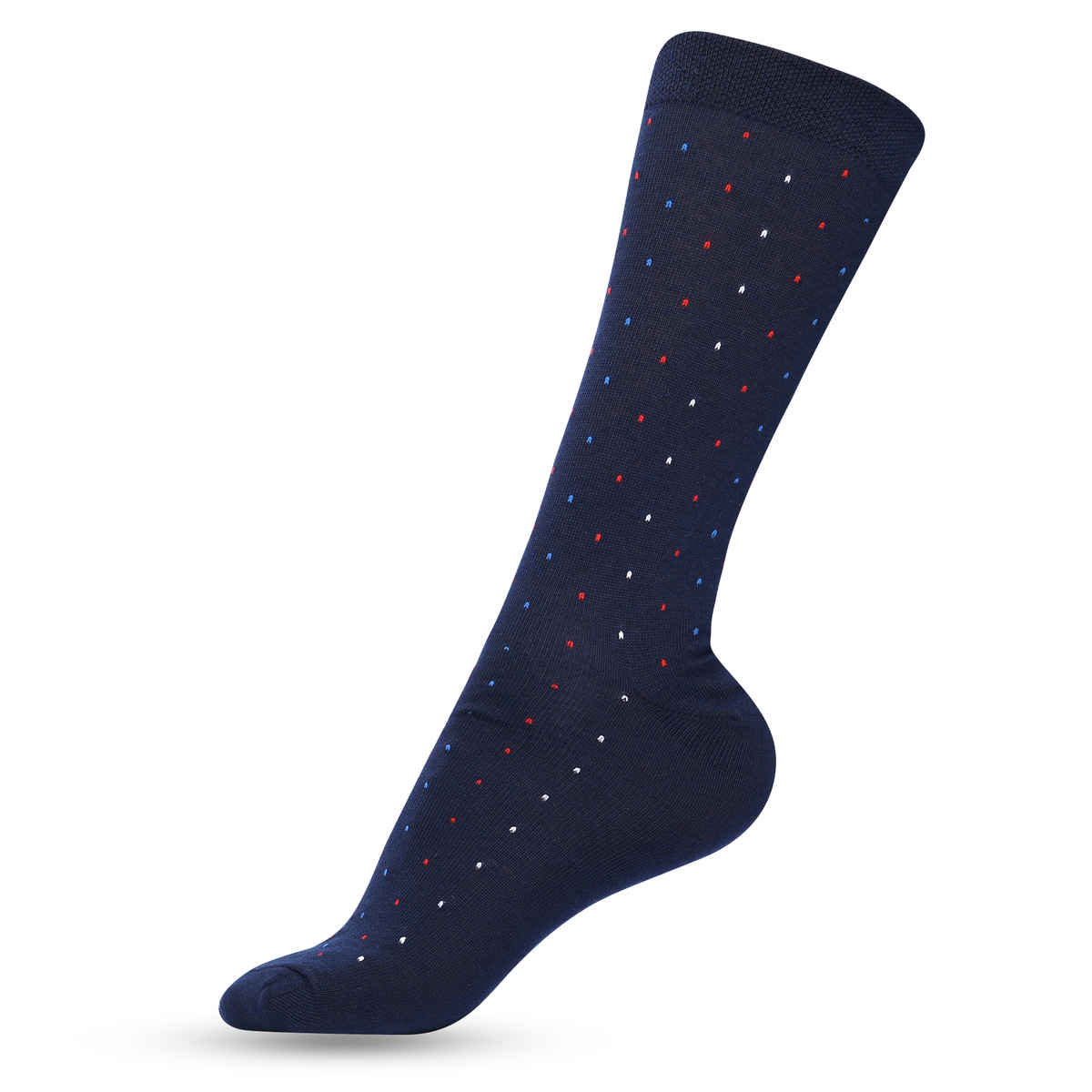 Luxrio Socks for Men Designer Cotton Business Formal Full Length Cotton Socks | SCK-18-3-PK-ANKL | Assorted
