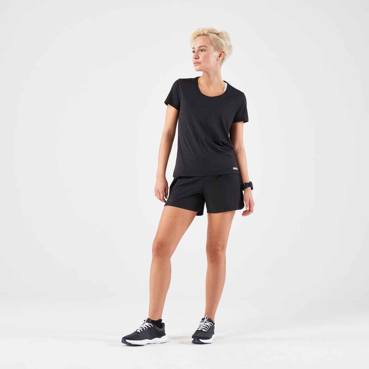 Kalenji B Kalenji Women's Running T-shirt | Black | XL