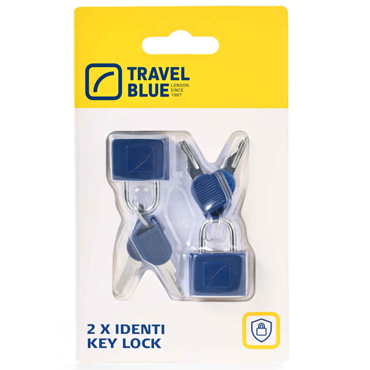 Travel Blue Unisex ABS and Brass Travel Lock | Blue