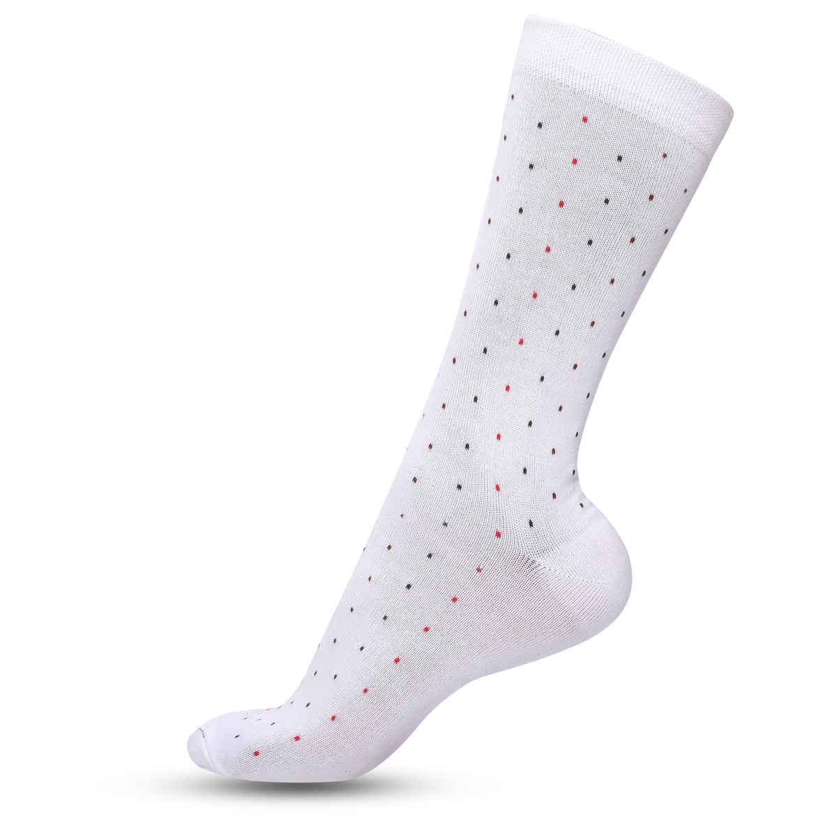 Luxrio Socks for Men Designer Cotton Business Formal Full Length Cotton Socks | SCK-18-3-PK-ANKL | Assorted