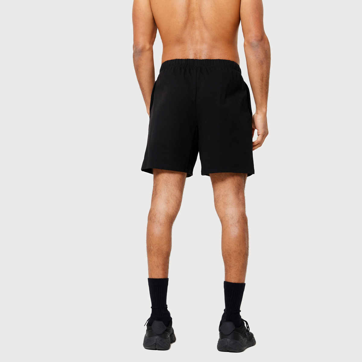 Decathlon | Domyos Men's Cotton Gym Shorts | Black - S
