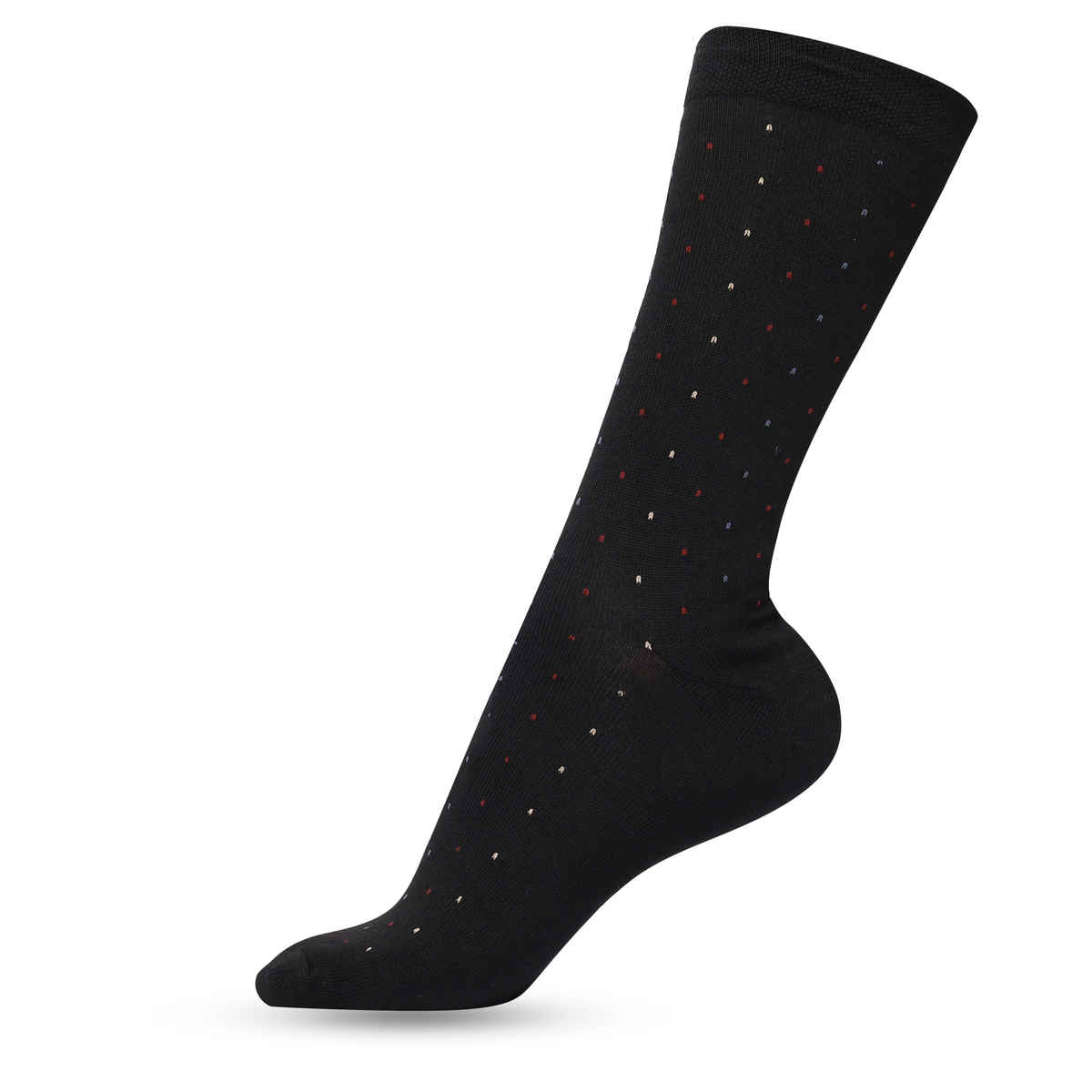 Luxrio Socks for Men Designer Cotton Business Formal Full Length Cotton Socks | SCK-18-3-PK-ANKL | Assorted