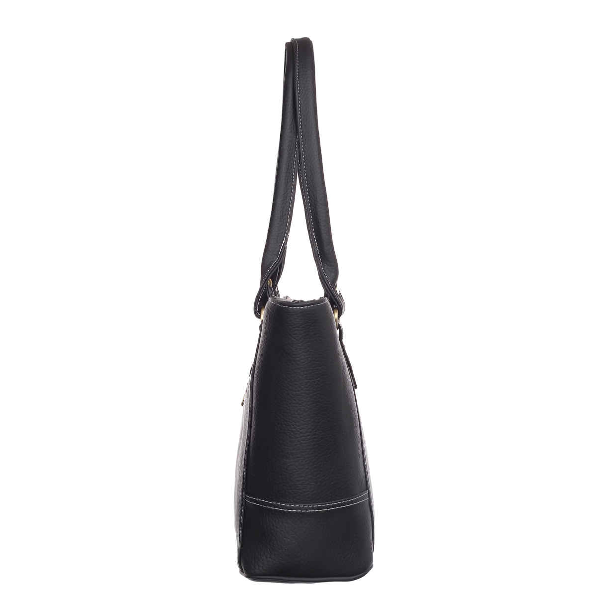 Fostelo Women's Vegan Leather Everly Handbags Shoulder Hobo Bag Ladies Purse | Black | Large